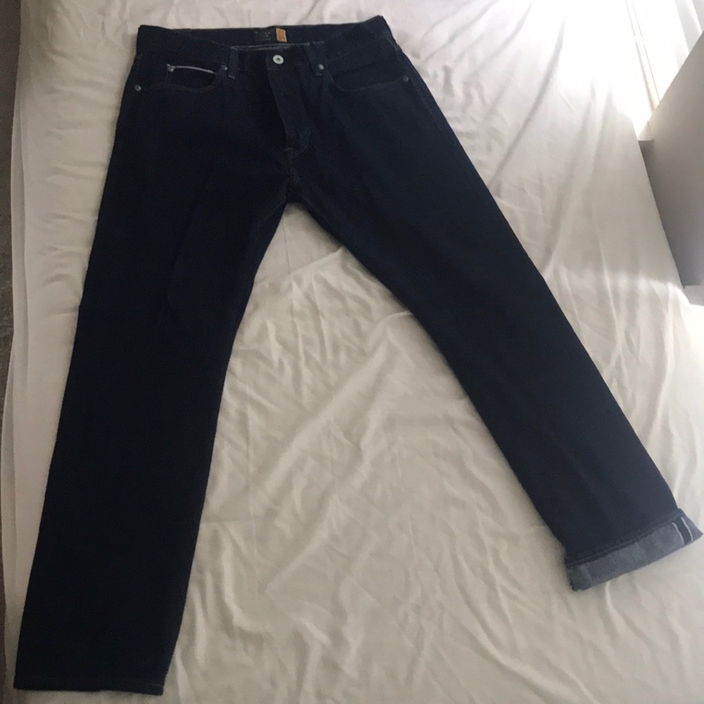 J.crew 770 slim straight kaihara selvedge denim